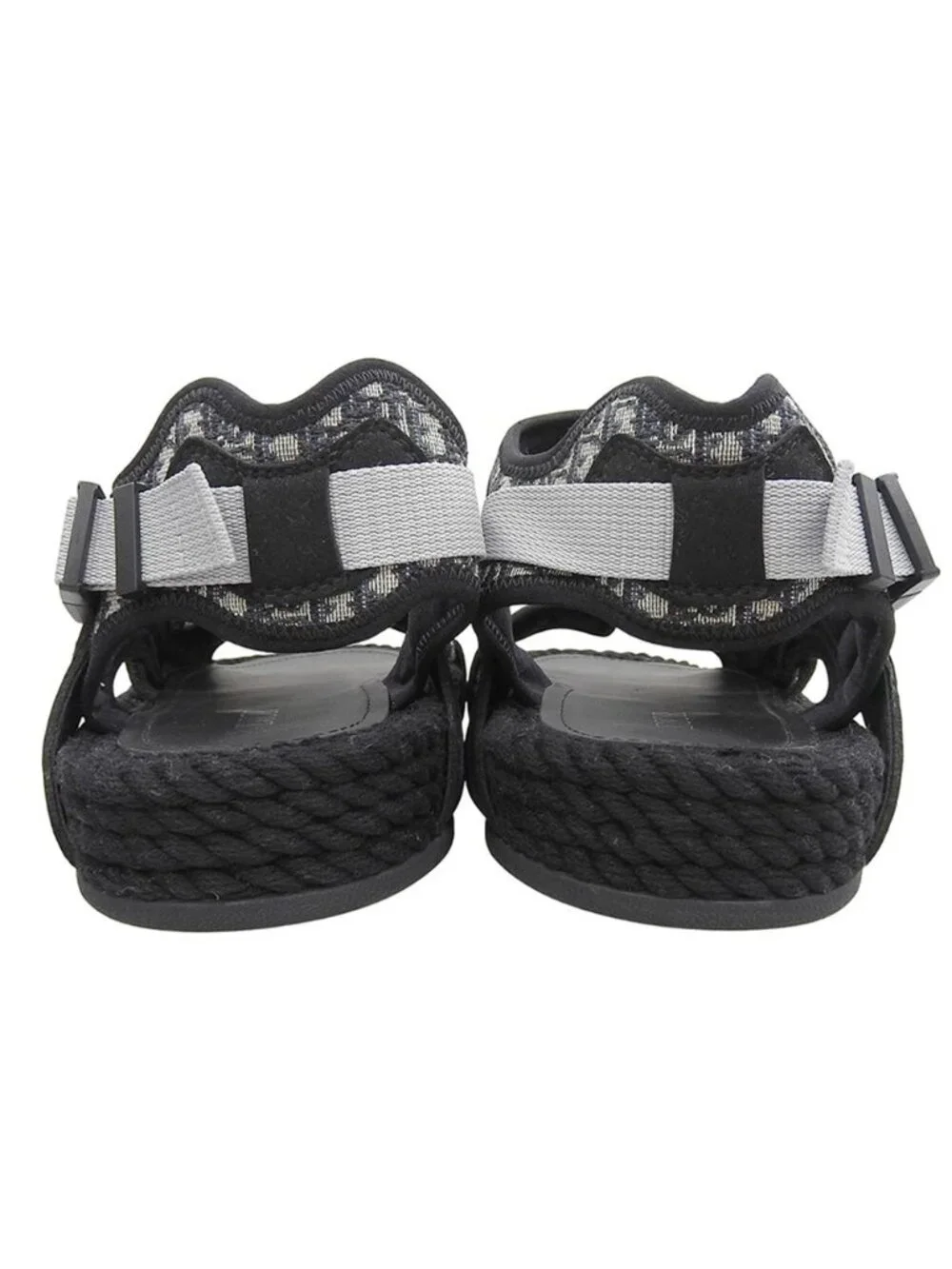 Dior Atlas Oblique Belt Sandals Black